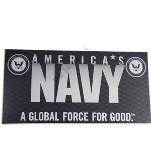 America's Navy - A Global Force For Good - 7.5" x 3.75" - Vinyl Bumper Sticker